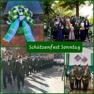 Kranzniederlegung – Frühschoppen/Beförderungen & Ehrungen – Festumzug – Großer Zapfenstreich – Schützenfest 2022