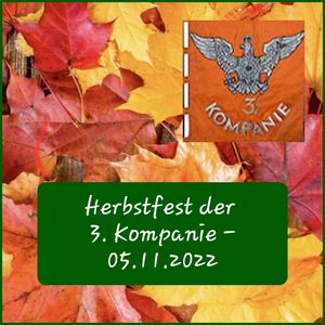 Herbstfest der 3. Kompanie - 05.11.2022