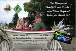 Biwak unseres Majestätenpaares Benedikt und Kerstin