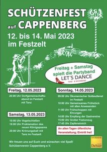 Schützenfest Cappenberg - 12.05.2023 - 14.05.2023 